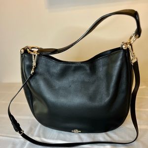 COACH's luxe leather Hadley hobo bag.
